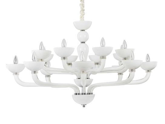 Фото Люстра свеча CASANOVA SP16 BIANCO Ideal Lux 094120, купить с доставкой на skylight.com.ua  