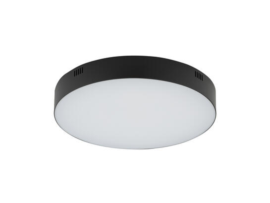 Фото стельовий світильник Nowodvorski 10410 / 10418 Lid Round Led 50W 3000K/4000K чорний, купити з доставкою на skylight.com.ua