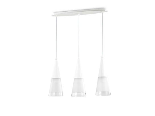 Фото Підвісна люстра CONO SP3 BIANCO Ideal Lux 112381, купити з доставкою на skylight.com.ua