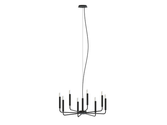Фото ріжкова люстра Nowodvorski 11460 Orto чорний, купити з доставкою на skylight.com.ua