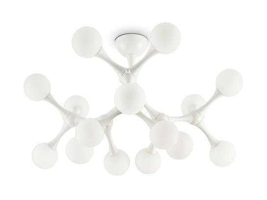 Фото Потолочная люстра NODINO PL15 BIANCO Ideal Lux 149608, купить с доставкой на skylight.com.ua 
