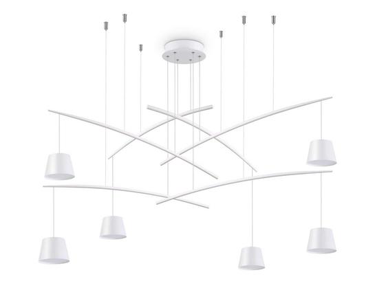 Фото Світлодіодна люстра FISH SP6 WH Ideal Lux 196985, купити з доставкою на skylight.com.ua