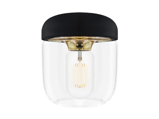 Фото плафон к подвесному светильнику Acorn black polished brass Umage Acorn 2082, купить с доставкой на skylight.com.ua