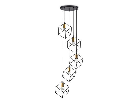 Фото Підвісна люстра ICE SP5 BK Ideal Lux 237664, купити з доставкою на skylight.com.ua