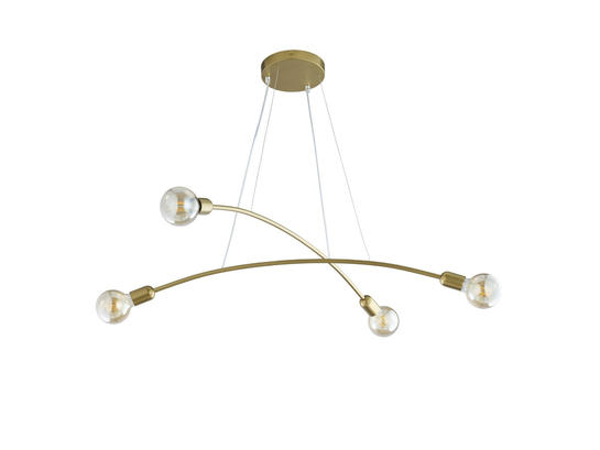 Фото люстра TK Lighting Helix Gold 2727, купить с доставкой на skylight.com.ua