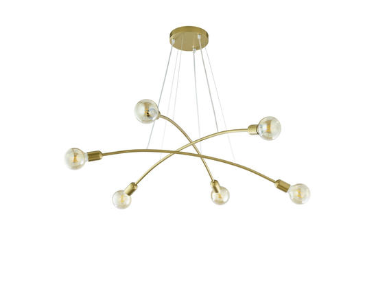 Фото люстра TK Lighting Helix Gold 2728, купити з доставкою на skylight.com.ua