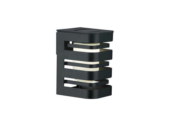 Фото уличный светильник на солнечной батарее Goldlux 323200 Agide черный, купить с доставкой на skylight.com.ua