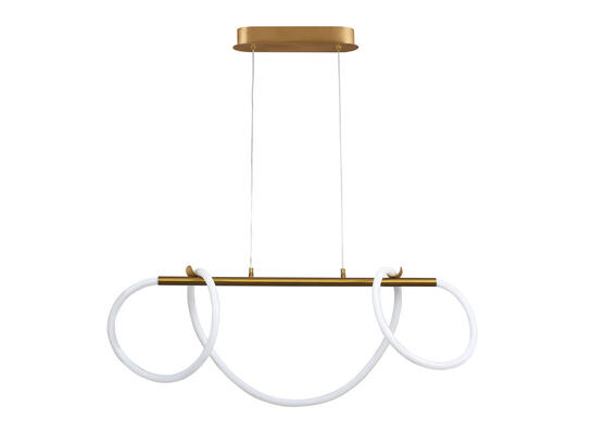 Фото светодиодная люстра Goldlux 327987 Emma золото, купить с доставкой на skylight.com.ua