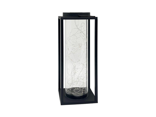 Фото уличный светильник на солнечной батарее Goldlux 329462 Glamour черный, купить с доставкой на skylight.com.ua