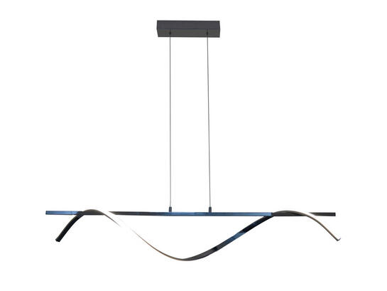 Фото светодиодная люстра Goldlux 331076 Rumba никель/хром, купить с доставкой на skylight.com.ua