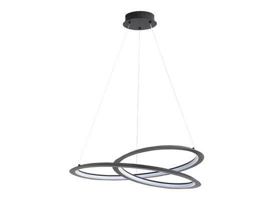 Фото светодиодная люстра Goldlux 331106 Tango черный, купить с доставкой на skylight.com.ua