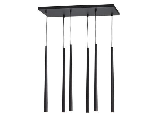 Фото Люстра TK Lighting PIANO-6 BLACK 6412, купить с доставкой на skylight.com.ua