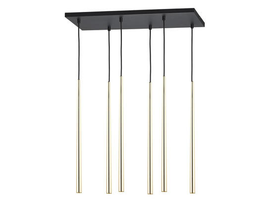 Фото Люстра TK Lighting PIANO-6 GOLD 6420, купити з доставкою на skylight.com.ua