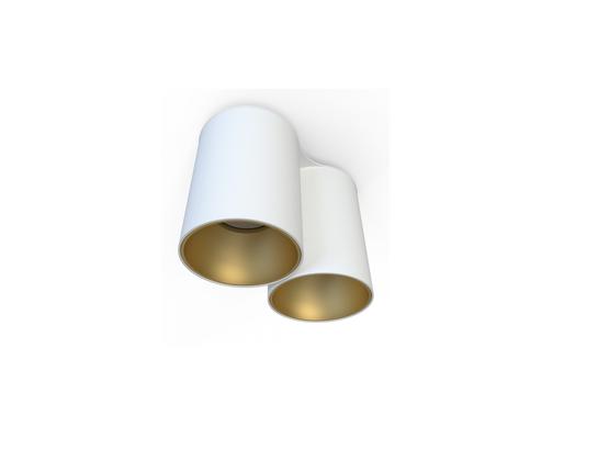 Фото точковий світильник Nowodvorski EYE TONE II WHITE/GOLD PL 7665, купити з доставкою на skylight.com.ua