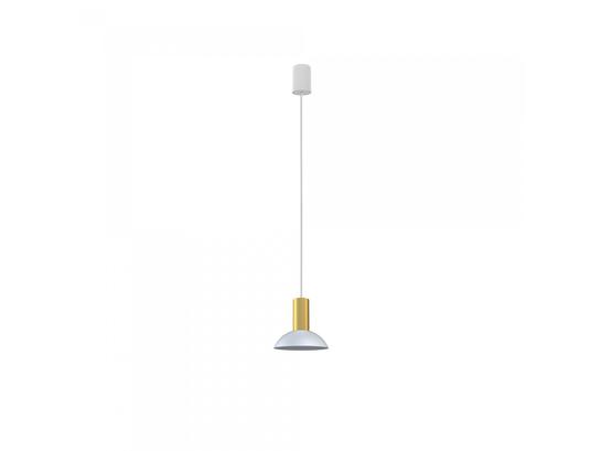 Фото подвесной светильник Nowodvorski HERMANOS C WHITE/SOLID BRASS PL 8037 , купить с доставкой на skylight.com.ua