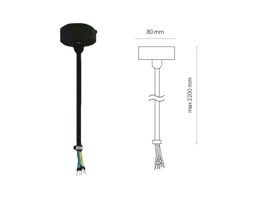 Фото подвес Nowodvorski CTLS Power supply kit Black 8283, купить с доставкой на skylight.com.ua