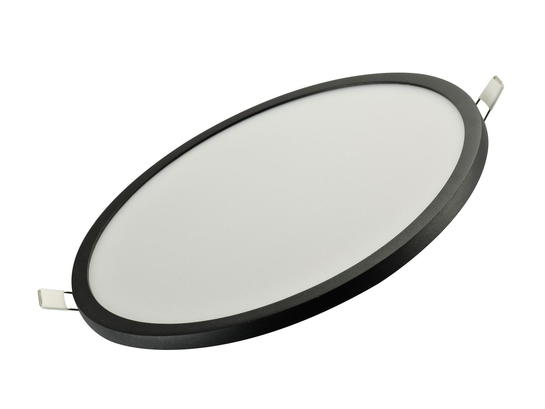 Фото Стельовий світильник Azzardo AZ4163 SLIM 22 ROUND 3000K IP44 BK, купити з доставкою на skylight.com.ua