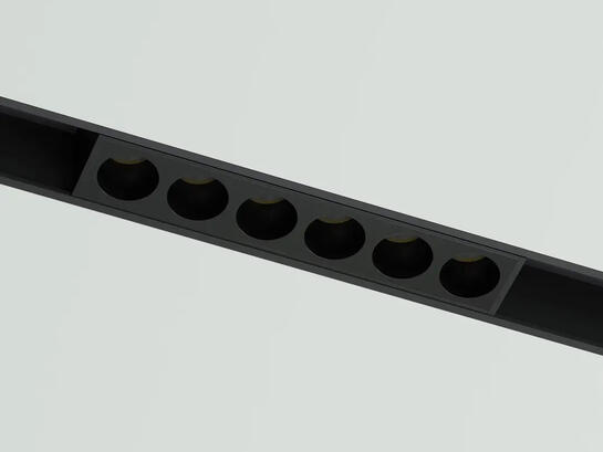 Фото трековый магнитный светильник Lumineka DT-120-BK Dots 120mm 6W Черный, купить с доставкой на skylight.com.ua