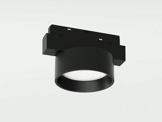 Фото трековий магнітний світильник Lumineka FD-90-BK Fixed Disk 8W чорний, купити з доставкою на skylight.com.ua