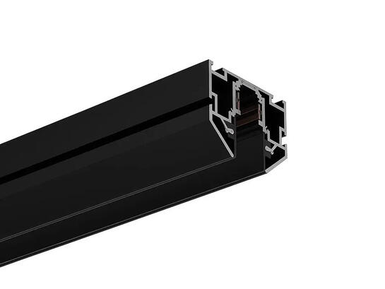 Фото магнітний трек під натяжну стелю Lumineka GRP-TRAC_1 1м (Гарпунна система) чорний, купити з доставкою на skylight.com.ua