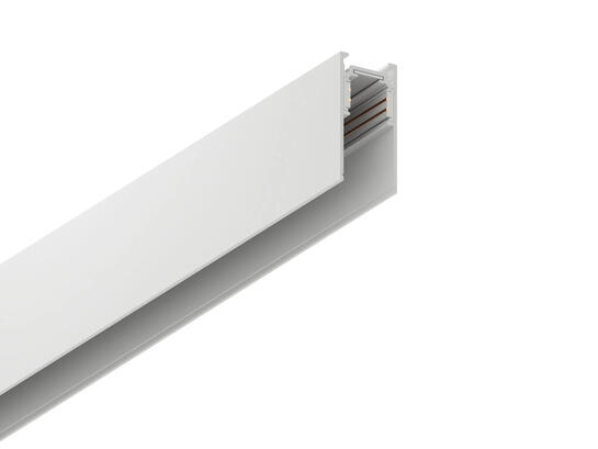 Фото накладной или подвесной магнитный трек LiGHT HUB LH25-TRACK-S BASE S25 белый, купить с доставкой на skylight.com.ua