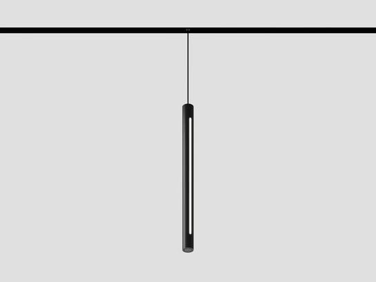 Фото подвесной трековый светильник LiGHT HUB LH25-TUBE-SL-BK SIDELIGHT черный, купить с доставкой на skylight.com.ua