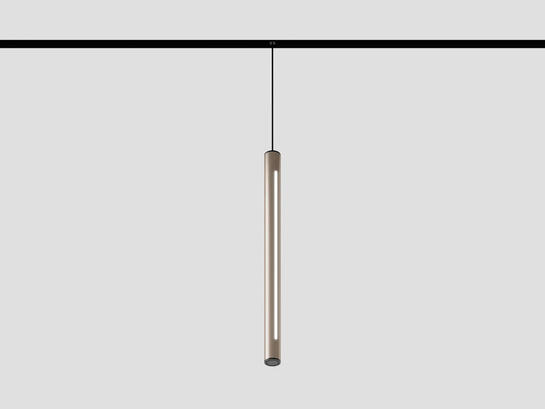 Фото подвесной трековый светильник LiGHT HUB LH25-TUBE-SL-BZ SIDELIGHT бронза, купить с доставкой на skylight.com.ua