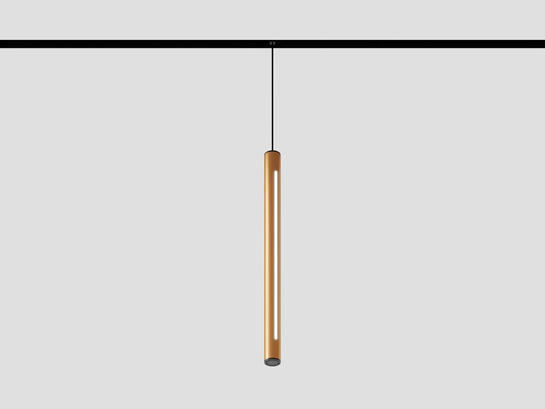 Фото подвесной трековый светильник LiGHT HUB LH25-TUBE-SL-CU SIDELIGHT медь, купить с доставкой на skylight.com.ua