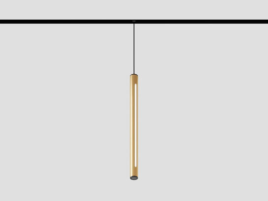 Фото підвісний трековий світильник LiGHT HUB LH25-TUBE-SL-GD SIDELIGHT золото, купити з доставкою на skylight.com.ua