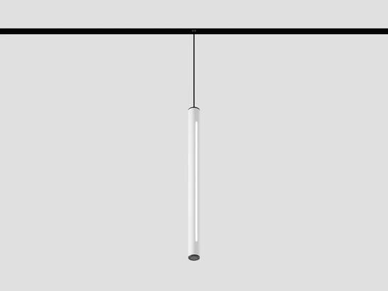 Фото подвесной трековый светильник LiGHT HUB LH25-TUBE-SL-WH SIDELIGHT белый, купить с доставкой на skylight.com.ua