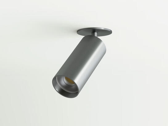 Фото врезной поворотный светильник Lumineka LM-T52R-AL TUBE 52mm, 15W 1300Lm, 3000K/4000K Silver, купить с доставкой на skylight.com.ua