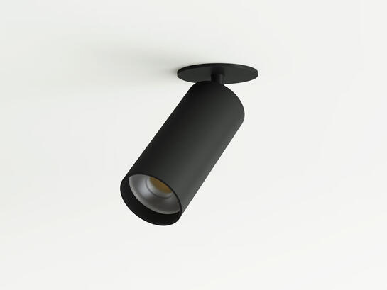 Фото врезной поворотный светильник Lumineka LM-T52R-BK TUBE 52mm, 15W 1300Lm, 3000K/4000K Black, купить с доставкой на skylight.com.ua