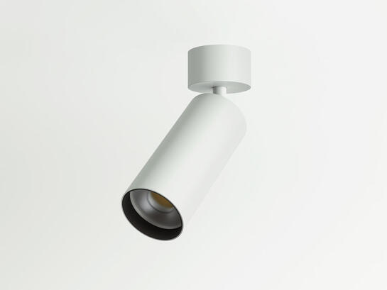 Фото накладной поворотный светильник Lumineka LM-T52S-WH TUBE 52mm, 15W 1300Lm, 3000K/4000K White, купить с доставкой на skylight.com.ua