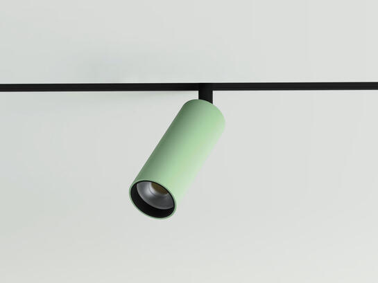 Фото трековый магнитный светильник Lumineka LM-TB-34-MF TUBE 34mm, 8W 640Lm RAL Mint Foam, купить с доставкой на skylight.com.ua
