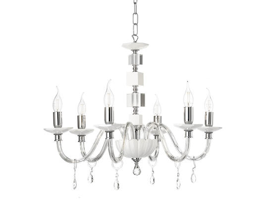 Фото кришталева люстра Ondaluce LP.LIVIA/6BL, купити з доставкою на skylight.com.ua