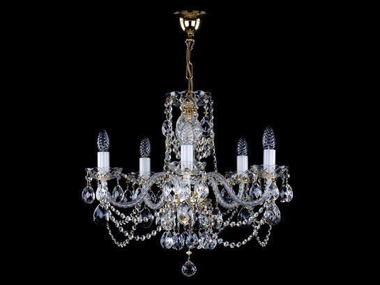 Фото люстра кришталева ріжкова ArtGlass Donatela V short-arms 195, купити з доставкою на skylight.com.ua