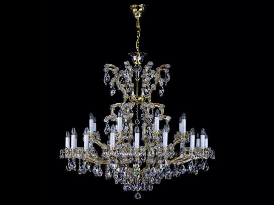 Фото люстра кришталева ріжкова ArtGlass Maria Terezia 7, купити з доставкою на skylight.com.ua