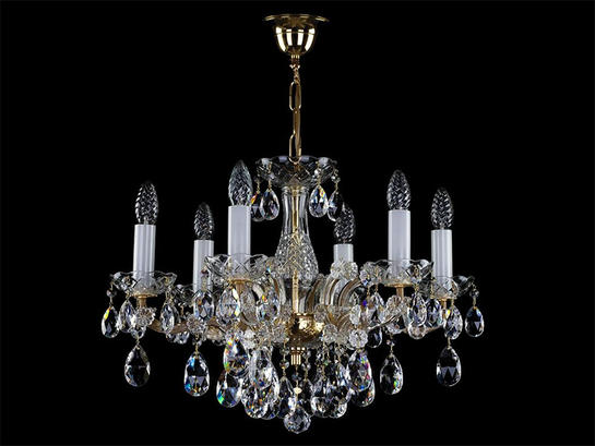 Фото люстра кришталева ріжкова ArtGlass Maria Terezia 25, купити з доставкою на skylight.com.ua