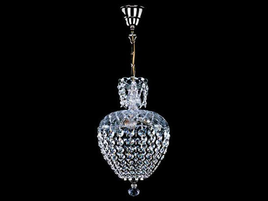 Фото кришталева люстра-підвіс ArtGlass Vivien II chain (мережа), купити з доставкою на skylight.com.ua