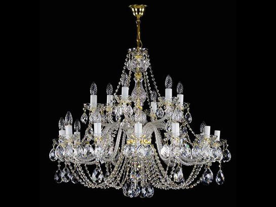 Фото люстра хрустальная рожковая ArtGlass Cherry, купить с доставкой на skylight.com.ua