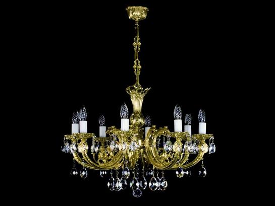 Фото люстра кришталева ріжкова ArtGlass Anastasia VIII, купити з доставкою на skylight.com.ua