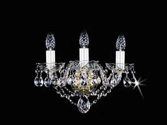 Фото бра хрустальное рожковое ArtGlass Marion III, купить с доставкой на skylight.com.ua