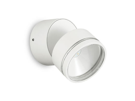 Фото настенный светильник Ideal Lux Omega Round AP1 Bianco, купить с доставкой на skylight.com.ua