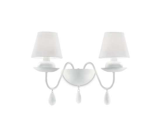 Фото настенный светильник Ideal Lux Blanche AP2 Bianco, купить с доставкой на skylight.com.ua