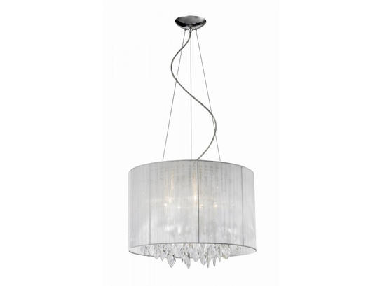 Фото люстра Azzardo Sidney Round White, купить с доставкой на skylight.com.ua