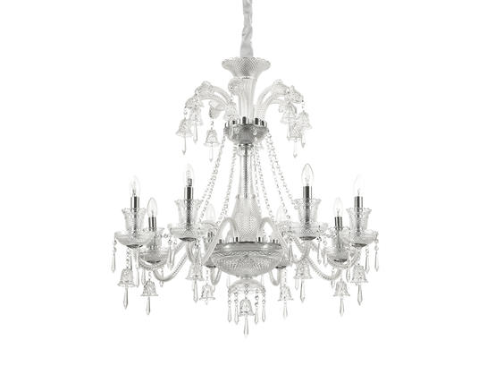Фото кришталева люстра Ideal Lux Redentore SP8 187457, купити з доставкою на skylight.com.ua