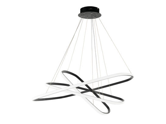 Фото светодиодная люстра Ondaluce SO.QUADRA/3-NERO, купить с доставкой на skylight.com.ua