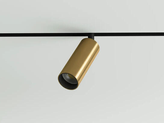 Фото трековый магнитный светильник Lumineka TB-34-GD Tube 34mm 8W Золото, купить с доставкой на skylight.com.ua