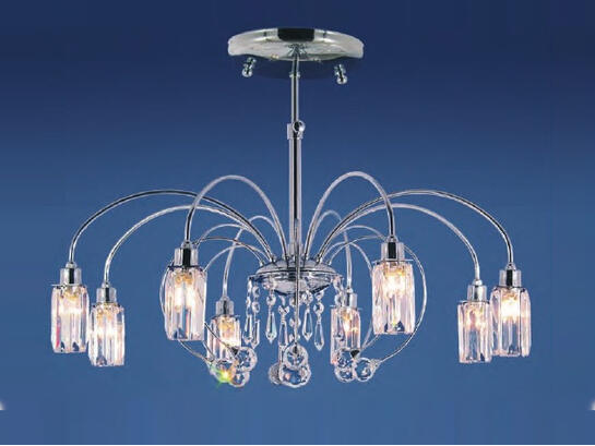 Фото хрустальная люстра Wunderlicht WL61301-8CCH, купить с доставкой на skylight.com.ua